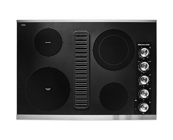 Table de cuisson encastrée électrique de 30 po. avec élément Even-Heat™ KitchenAid - KCED600GSS