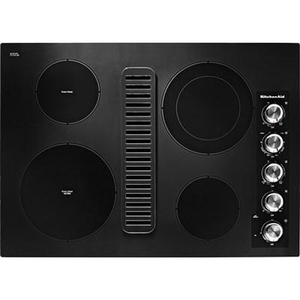 Table de cuisson encastrée électrique de 30 po. avec élément Even-Heat™ KitchenAid - KCED600GBL