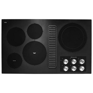 Table de cuisson encastrée électrique de 36 po avec 5 éléments KitchenAid - KCED606GBL