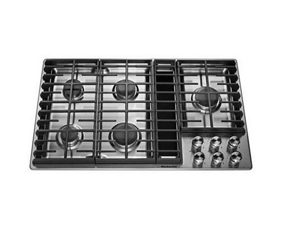 Table de cuisson encastrée à gaz de 36 po KitchenAid - KCGD506GSS