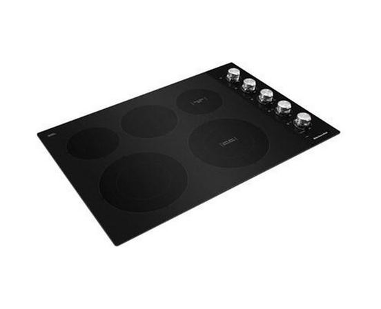 Table de cuissono encastrable électrique de 30 po avec 4 éléments KitchenAid - KCES550HBL