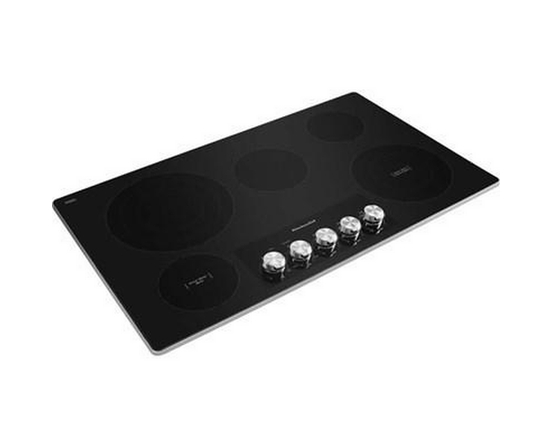 Table de cuisson encastrée électrique de 36 po avec élément  Even-Heat™ Ultra Power™ KitchenAid - KCES556HSS