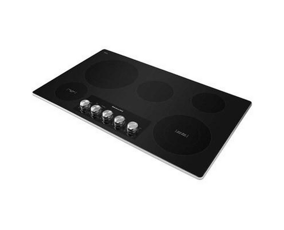 Table de cuisson encastrée électrique de 36 po avec élément  Even-Heat™ Ultra Power™ KitchenAid - KCES556HSS
