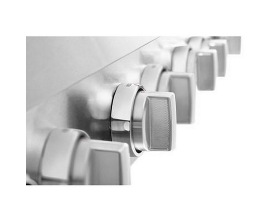 Dessus de cuisinière à gaz de 48 po. avec plaque chauffante KitchenAid - KCGC558JSS