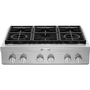 Dessus de cuisinière encastré à gaz de 36 po. avec brûleurs Ultra Power™ Dual-Flame KitchenAid - KCGC506JSS