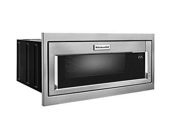 Four à micro-ondes encastrable de 1.1 Pi cu.. avec panneau de commande dissimulé KitchenAid - YKMBT5011KS