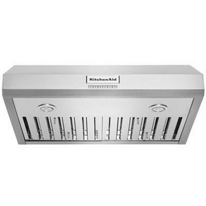 Hotte de cuisinière sous le cabinet série Commercial-Style de 30 po. KitchenAid - KVUC600KSS