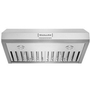 Hotte de cuisinière sous le cabinet série Commercial-Style de 30 po. KitchenAid - KVUC600KSS