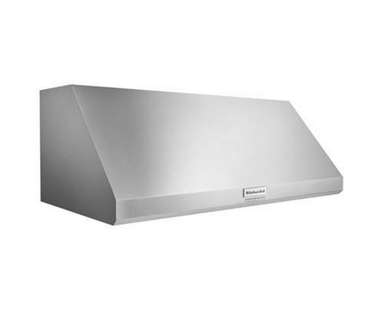 Boîtier de hotte murale Commercial-Style de 48 po. KitchenAid - KVWC908KSS