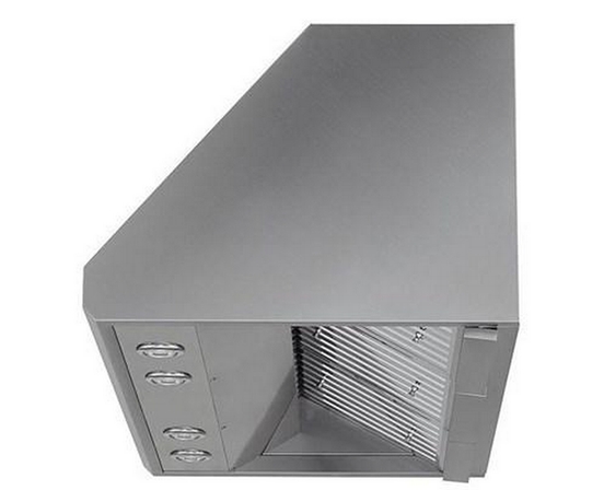 Boîtier de hotte murale Commercial-Style de 48 po. KitchenAid - KVWC908KSS