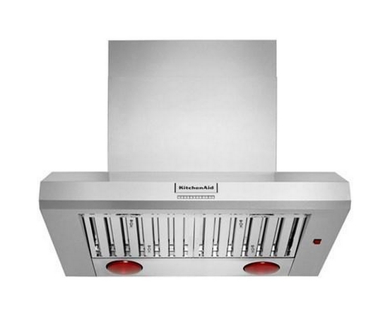 Boîtier de hotte murale Commercial-Style de 36 po. KitchenAid - KVWC956KSS