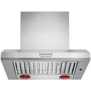 Boîtier de hotte murale Commercial-Style de 36 po. KitchenAid - KVWC956KSS