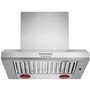 Boîtier de hotte murale Commercial-Style de 36 po. KitchenAid - KVWC956KSS