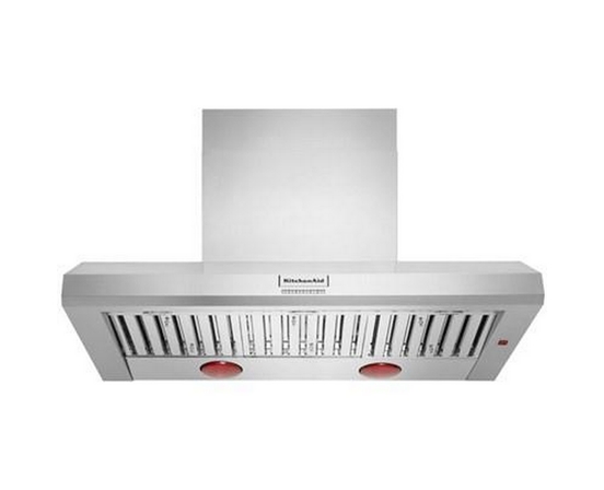 Boîtier de hotte murale Commercial-Style de 48 po. KitchenAid - KVWC958KSS