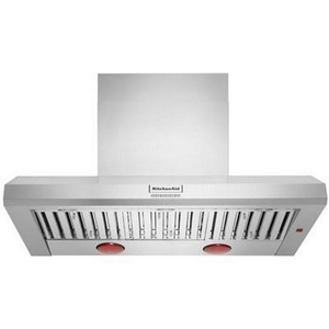 Boîtier de hotte murale Commercial-Style de 48 po. KitchenAid - KVWC958KSS