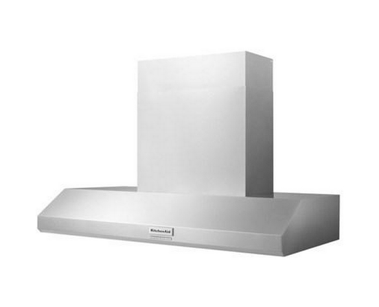 Boîtier de hotte murale Commercial-Style de 48 po. KitchenAid - KVWC958KSS