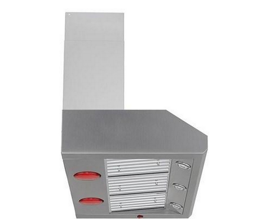 Boîtier de hotte murale Commercial-Style de 48 po. KitchenAid - KVWC958KSS