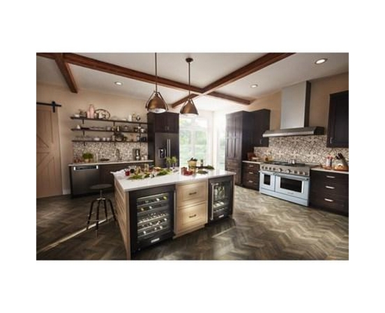 Boîtier de hotte murale Commercial-Style de 48 po. KitchenAid - KVWC958KSS