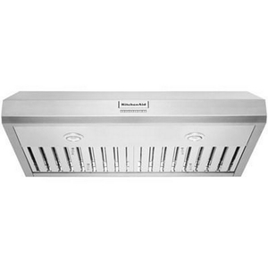 Hotte de cuisinière sous le cabinet série Commercial-Style de 36 po. KitchenAid - KVUC606KSS