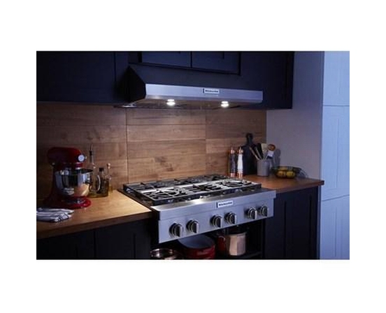Hotte de cuisinière sous le cabinet série Commercial-Style de 36 po. KitchenAid - KVUC606KSS
