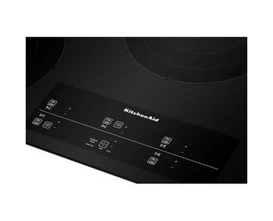 Table de cuisson encastrée électrique de 36 po avec technologie Even-Heat™ KitchenAid - KCES956KBL