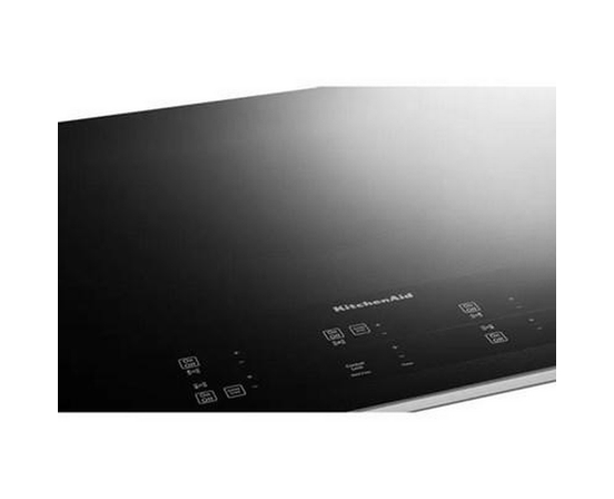 Table de cuisson encastrée électrique de 36 po avec technologie Even-Heat™ KitchenAid - KCES956KSS