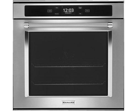 Four mural encastré de 24 po, 2,9 Pi cu.. avec connectivité Wi-Fi KitchenAid - YKOSC504PPS