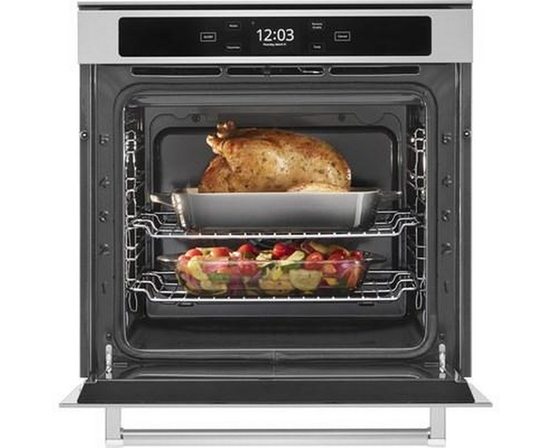 Four mural encastré de 24 po, 2,9 Pi cu.. avec connectivité Wi-Fi KitchenAid - YKOSC504PPS