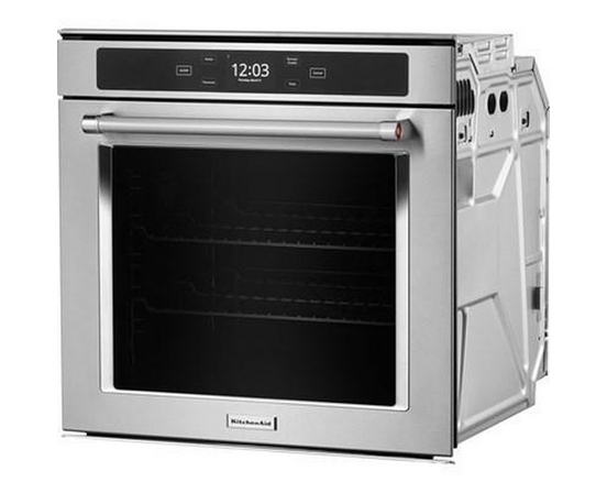 Four mural encastré de 24 po, 2,9 Pi cu.. avec connectivité Wi-Fi KitchenAid - YKOSC504PPS