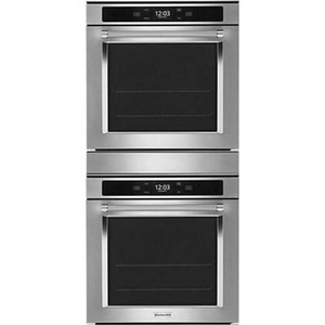 Four mural double encastré de 24 po, 5,8 Pi cu.. avec connectivité Wi-Fi KitchenAid - KODC504PPS