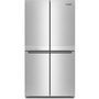 Réfrigérateur quatre portes avec porte à deux battants de 36 po, 19,4 Pi cu.. avec finition PrintShield™ KitchenAid - KRQC506MPS
