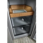 Réfrigérateur quatre portes avec porte à deux battants de 36 po, 19,4 Pi cu.. avec finition PrintShield™ KitchenAid - KRQC506MPS