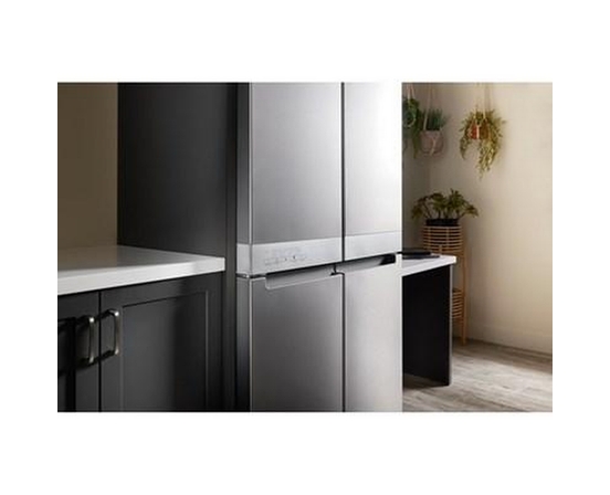 Réfrigérateur quatre portes avec porte à deux battants de 36 po, 19,4 Pi cu.. avec finition PrintShield™ KitchenAid - KRQC506MPS