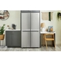 Réfrigérateur quatre portes avec porte à deux battants de 36 po, 19,4 Pi cu.. avec finition PrintShield™ KitchenAid - KRQC506MPS