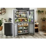 Réfrigérateur quatre portes avec porte à deux battants de 36 po, 19,4 Pi cu.. avec finition PrintShield™ KitchenAid - KRQC506MPS