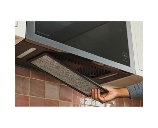 Four à micro-ondes à hotte intégrée de 30 po KitchenAid - YKMMF330PPS