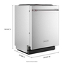 Lave-vaisselle intégré avec cycle ProWash™ KitchenAid - KDTF924PPS