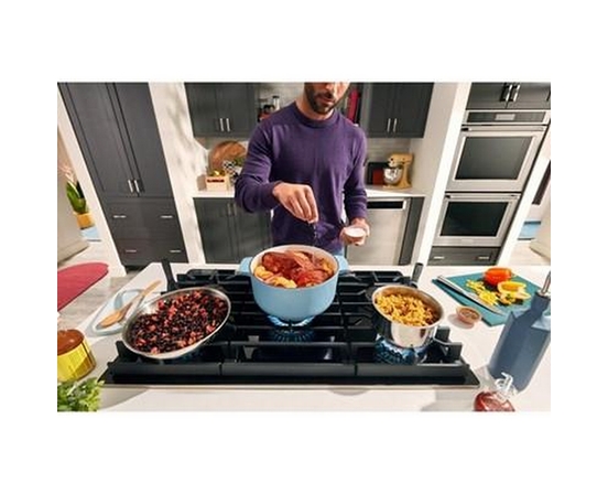 Table de cuisson encastrée à gaz de 30 po avec 5 brûleurs KitchenAid - KCGG530PBL