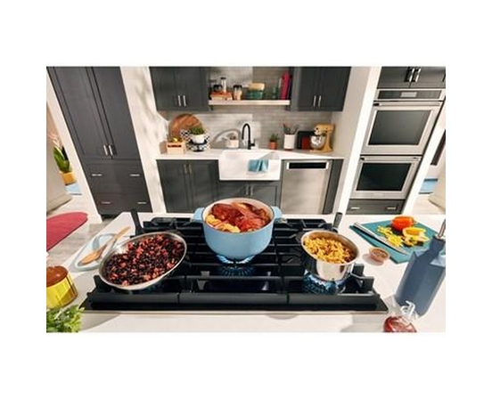 Table de cuisson encastrée à gaz de 36 po avec 5 brûleurs KitchenAid - KCGG536PBL