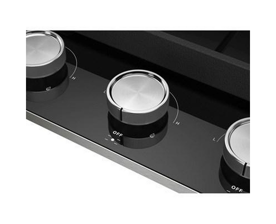 Table de cuisson encastrée à gaz de 36 po avec 5 brûleurs KitchenAid - KCGG536PBL