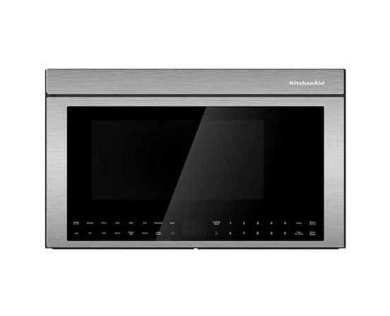 Four à micro-ondes à hotte intégrée de 30 po, 1,1 Pi cu.. avec technologie Air Fry KitchenAid - YKMMF530PPS