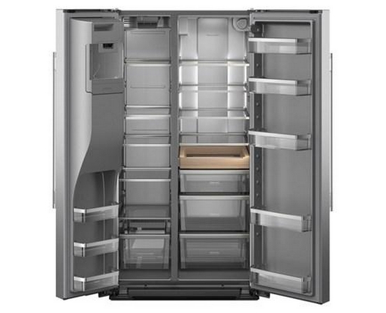 Réfrigérateur côte-à-côte à profondeur de comptoir de 36 po, 21 Pi cu.. avec distributeur d'eau et de glace KitchenAid - KRSC536RPS