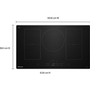 Table de cuisson encastrée à induction Temp Cook™ de 36 po avec 5 zones de cuisson KitchenAid - KCIT736SSS