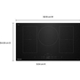 Table de cuisson encastrée à induction Temp Cook™ de 36 po avec 5 zones de cuisson KitchenAid - KCIT736SBL