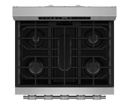 Cuisinière à gaz intelligente autoportante de 30 po avec convection KitchenAid - KFGS530SPS