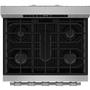 Cuisinière à gaz intelligente autoportante de 30 po avec convection KitchenAid - KFGS530SPS