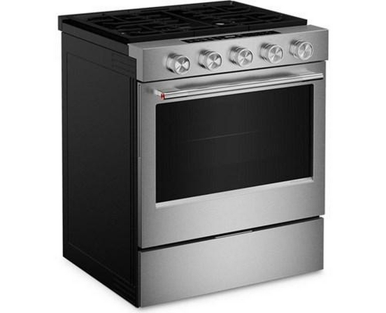 Cuisinière à gaz encastrable intelligente de 30 po avec modes de cuisson par convection KitchenAid - KSGS330SPS