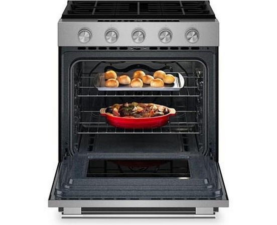 Cuisinière à gaz encastrable intelligente de 30 po avec modes de cuisson par convection KitchenAid - KSGS330SPS