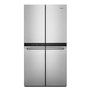 Réfrigérateur quatre portes avec porte à deux battants à profondeur de comptoir de 36 po., 19,4 pi³ avec contrôle de température personnalisé Whirlpool - WRQA59CNKZ