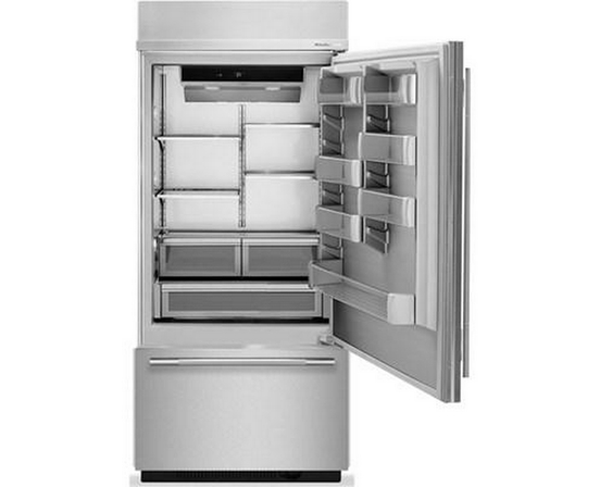 Réfrigérateur à congélateur inférieur intégré de 36 po, 20,8 Pi cu.. KitchenAid - KBBR336SPS